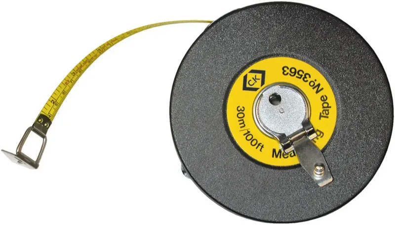 T3563 100 Maßband Koffer 30 m Stahl von C.K – Produktbild
