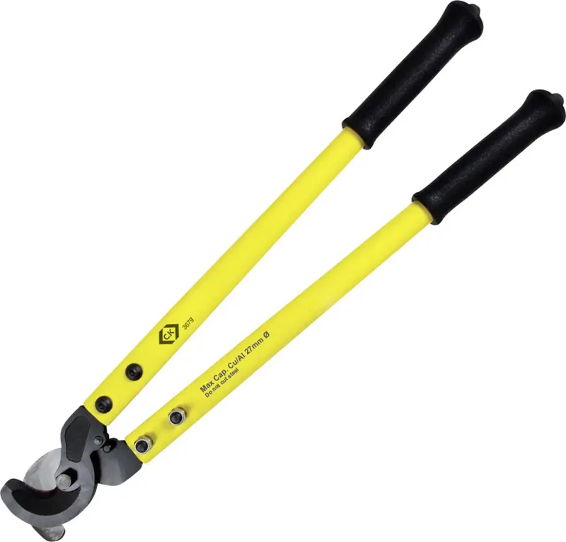 T3679 Kabelschere Geeignet für (Abisoliertechnik) Alu- und Kupferkabel, ein- und mehrdrähtig 27 mm by C.K – product image 1 of 2