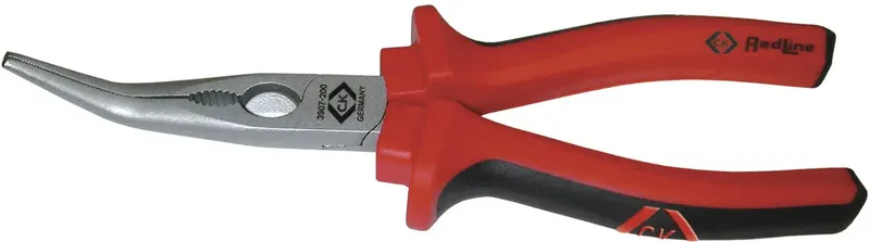 T3907 8 Werkstatt Spitzzange 45° gebogen 200 mm van C.K – productafbeelding