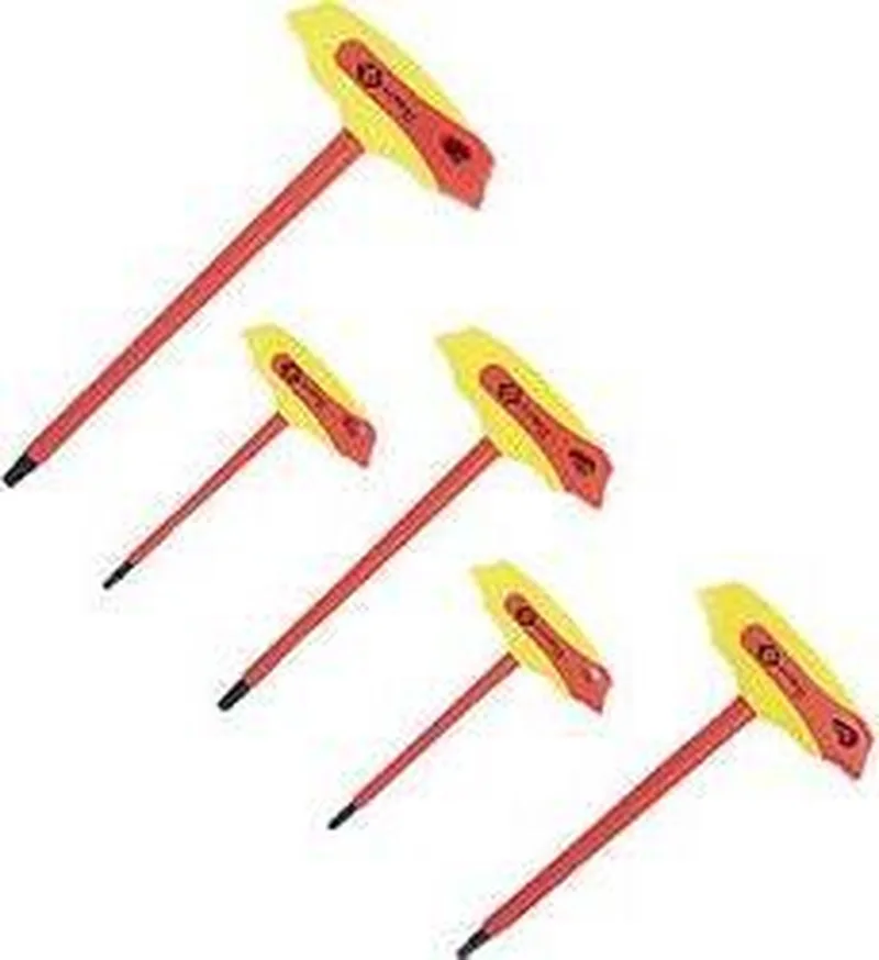 T4422 SET VDE Inbussleutelset Sleutelbreedte (metrisch): 3 mm, 3.5 mm, 4 mm, 5 mm, 6 mm de C.K, Kleurloos – image du produit