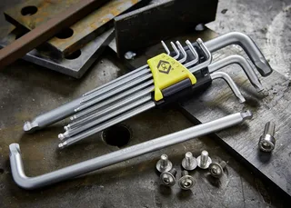 T4440M Haakse schroevendraaierset 1.5 mm, 2 mm, 2.5 mm, 3 mm, 4 mm, 5 mm, 6 mm, 8 mm, 10 mm 9-delig von C.K – Produktbild 2 von 2