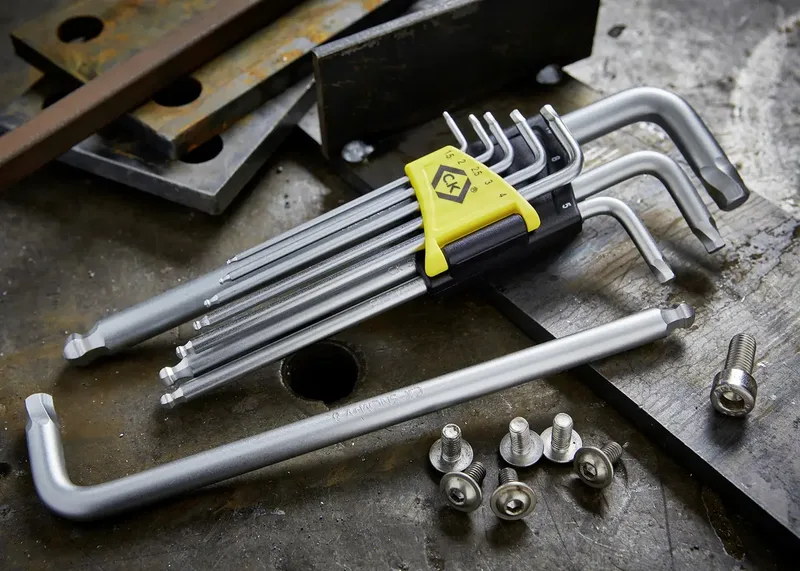 T4440M Haakse schroevendraaierset 1.5 mm, 2 mm, 2.5 mm, 3 mm, 4 mm, 5 mm, 6 mm, 8 mm, 10 mm 9-delig von C.K – Produktbild 2 von 2