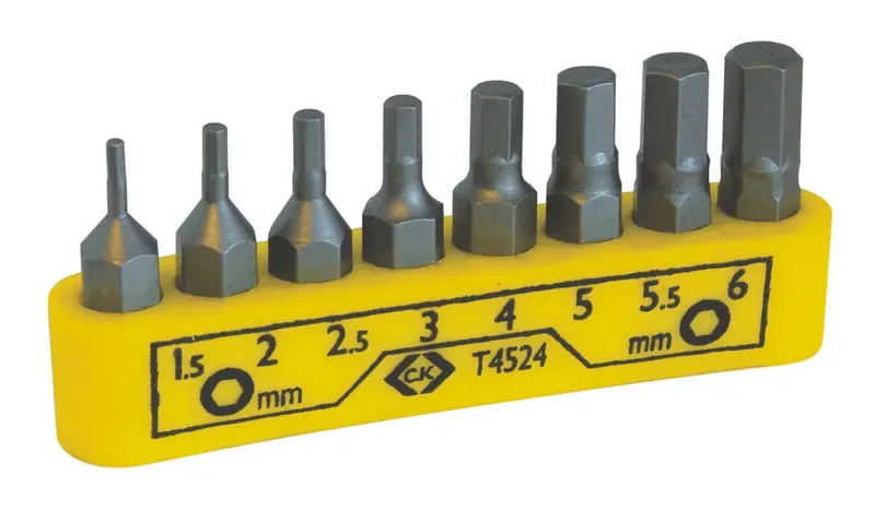 T4524 T4524 Bit-Set 8teilig Innen-Sechskant van C.K – productafbeelding
