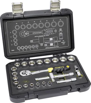 T4661 T4661 Dopsleutelset Metrisch 3/8 23-delig by C.K, Kleurloos – product image 1 of 2