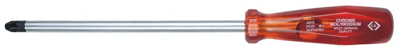 T4813 2 Werkstatt Kreuzschlitz-Schraubendreher PZ 2 Klingenlänge: 100 mm DIN ISO 8764 fra C.K – produktbillede