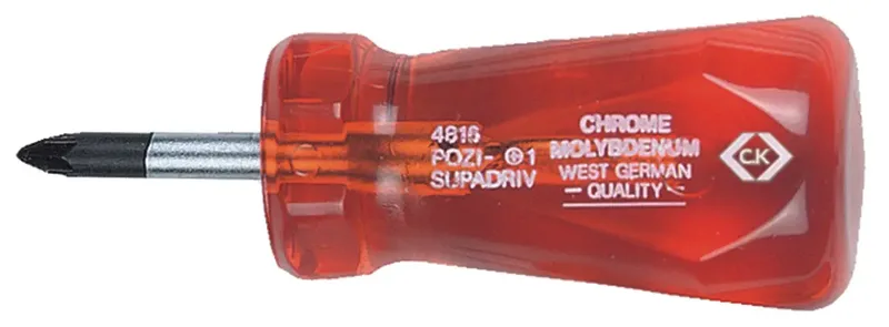 T4816 1 pour latelier Tournevis cruciforme PZ 1 Longueur de la lame: 25 mm DIN ISO 8764 de C.K – image du produit