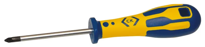 T49113-1 Werkstatt Kreuzschlitz-Schraubendreher PZ 1 Klingenlänge: 80 mm DIN ISO 8765 von C.K – Produktbild
