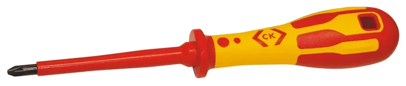 T49143-3 VDE Kruiskop schroevendraaier PZ 3 Koplengte: 150 mm DIN ISO 8764, DIN EN 60900 von C.K – Produktbild