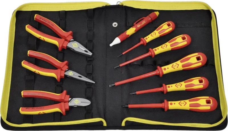 T5953 Werkzeugset VDE in Tasche 10teilig von C.K – Produktbild