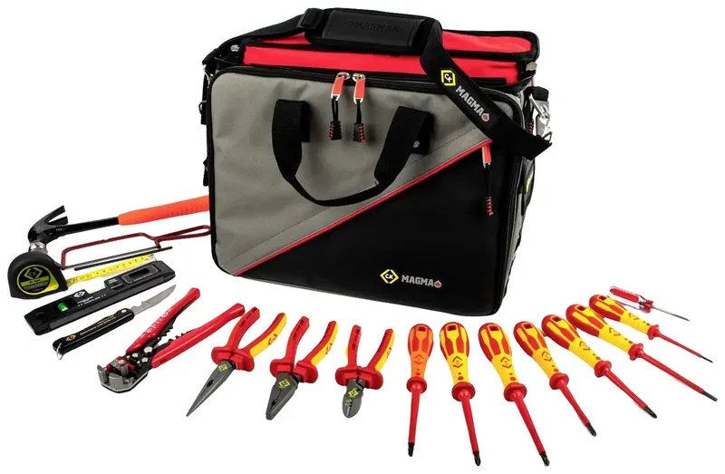 T5982 Werkzeugset Elektriker in Tasche 20teilig by C.K – product image
