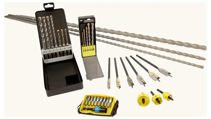 T5985 Bohrer-Set 6 mm, 8 mm, 10 mm, 12 mm, 13 mm, 16 mm, 20 mm, 22 mm, 24 mm, 25 mm SDS-Plus 1 St. von C.K – Produktbild 2 von 2