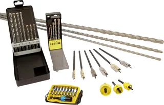 T5985 Bohrer-Set 6 mm, 8 mm, 10 mm, 12 mm, 13 mm, 16 mm, 20 mm, 22 mm, 24 mm, 25 mm SDS-Plus 1 St. von C.K – Produktbild 1 von 2