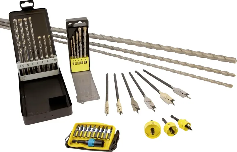 T5985 Bohrer-Set 6 mm, 8 mm, 10 mm, 12 mm, 13 mm, 16 mm, 20 mm, 22 mm, 24 mm, 25 mm SDS-Plus 1 St. von C.K – Produktbild 1 von 2