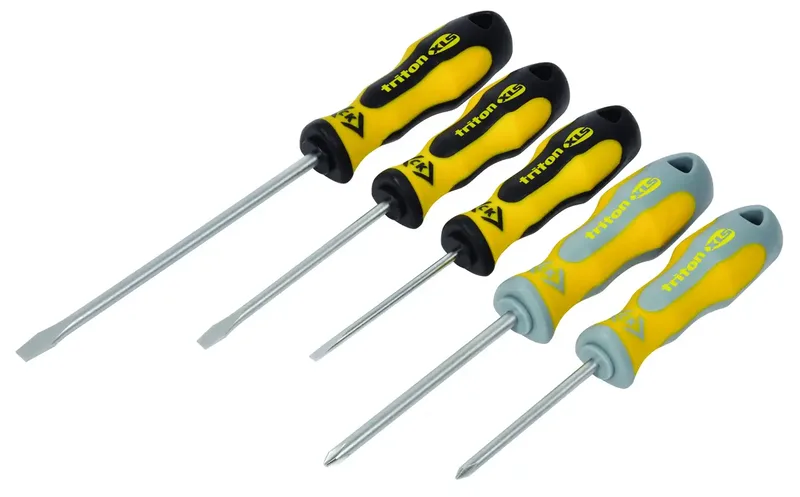 Triton XLS Werkstatt Schraubendreher-Set 5teilig Schlitz, Kreuzschlitz Phillips by C.K – product image