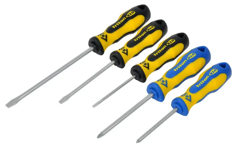 Triton XLS Werkstatt Schraubendreher-Set 5teilig Schlitz, Kreuzschlitz Pozidriv de C.K – image du produit