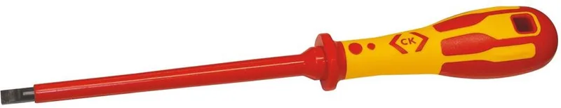 VDE Spårskruvmejsel C.K Dextro VDE T49144-040 Klingbredd: 4 mm Klinglängd: 100 mm von C.K, Kleurloos – Produktbild