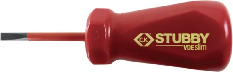 VDE Platte schroevendraaier Kopbreedte: 4 mm Koplengte: 46 mm van C.K, Kleurloos – productafbeelding