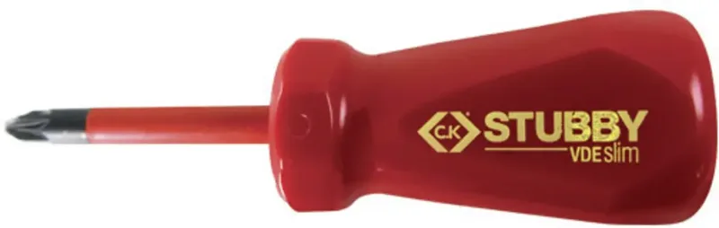 VDE Plus/minus-Schraubendreher Größe (Schraubendreher) SL/PZ 2 Klingenlänge: 45 mm von C.K – Produktbild