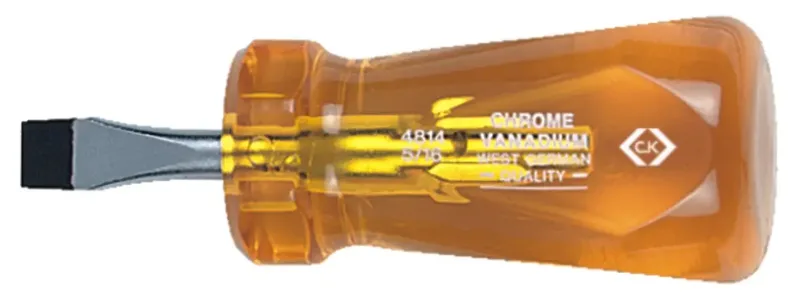 Werkstatt Schlitz-Schraubendreher Klingenbreite: 8 mm Klingenlänge: 25 mm DIN 5264, DIN ISO 2380-2 von C.K – Produktbild