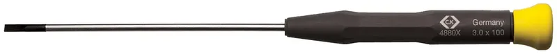 Xonic Elektronica en fijnmechanica Platte schroevendraaier Kopbreedte: 1.8 mm Koplengte: 60 mm från C.K – produktbild