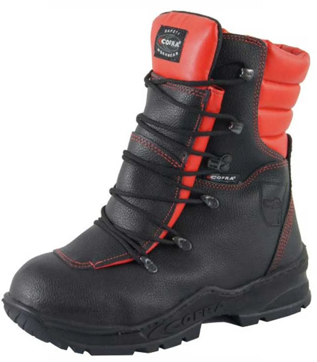 FORCE A E P FO WRU HI CI HRO SRC Bosbouwlaarzen zaaglaarzen zaagschoen de Cofra, Noir, 39 – image du produit