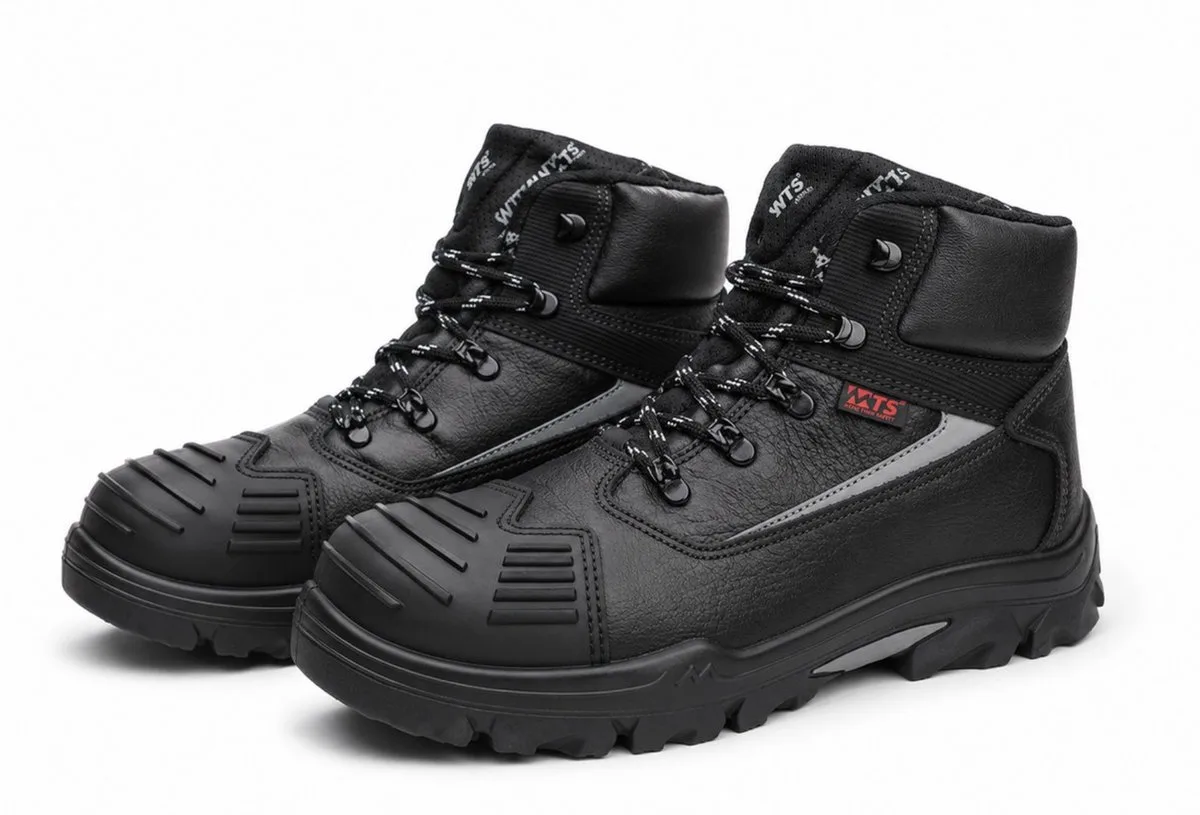 Hata Black S3 CI SRC Werkschoenen – Veiligheidsschoenen – Zwart van Cofra, Zwart, 42 – productafbeelding