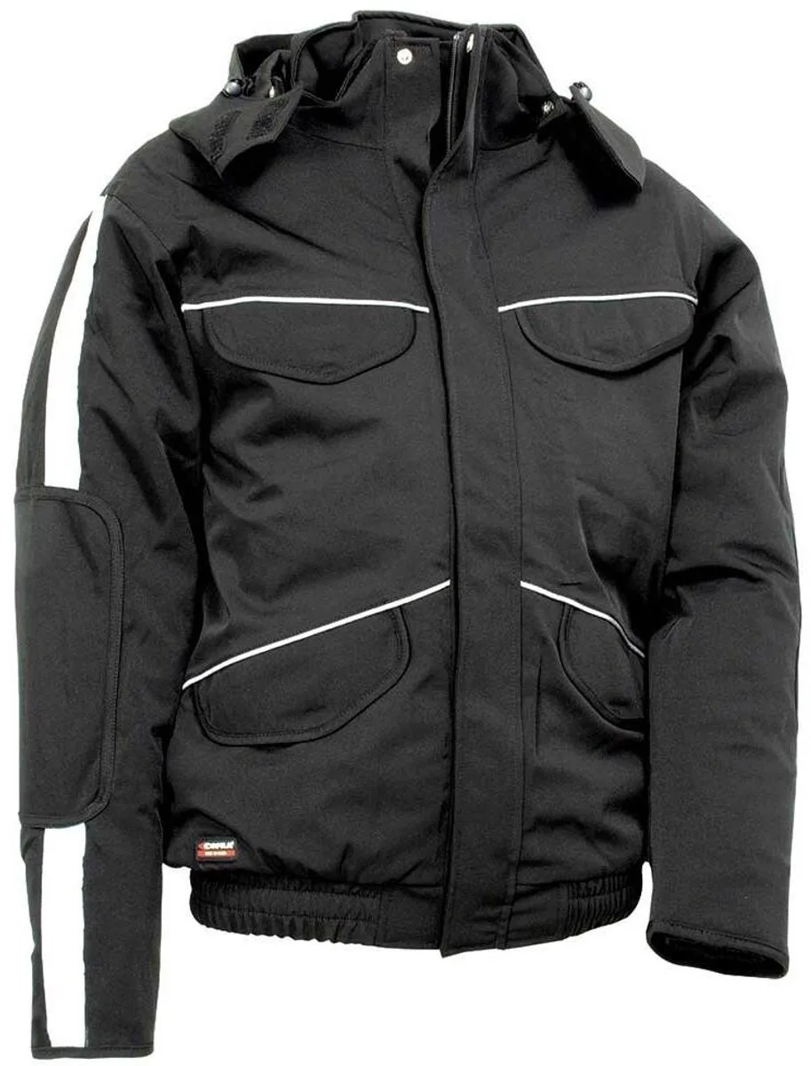 Hooded jacket Cofra Strasbourg van Cofra, Zwart – productafbeelding