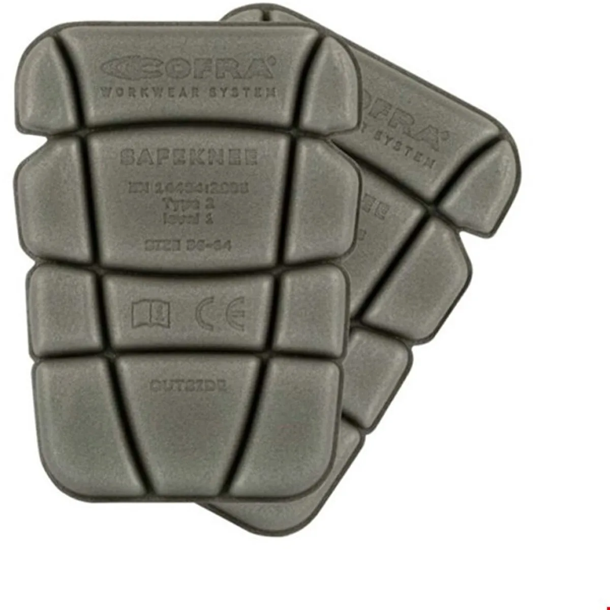 Safe Knee beschermers V160 XL van Cofra, Grijs – productafbeelding
