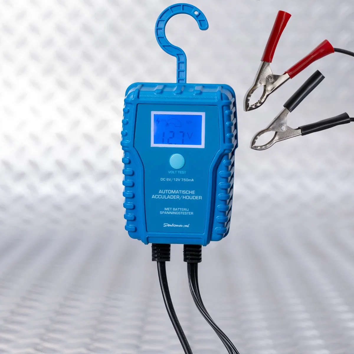 Automatische acculader & druppellader (6-12V / 750 mA) - Blauw by Datona – product image