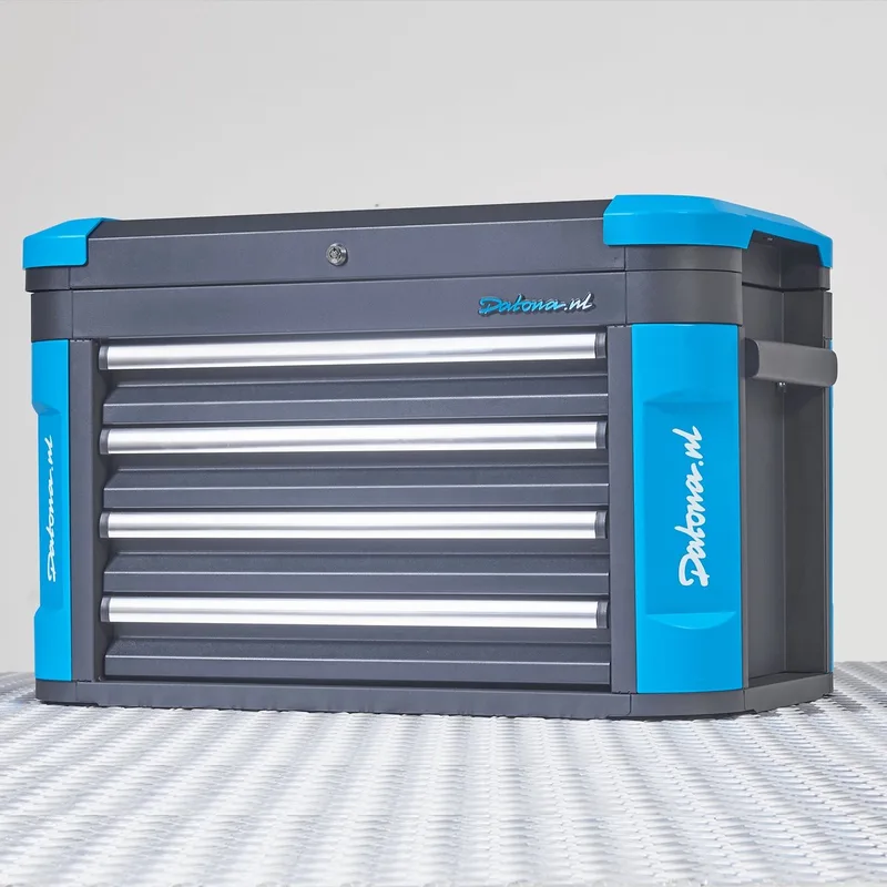 Gereedschapskist L - Premium serie van Datona, Blauw – productafbeelding