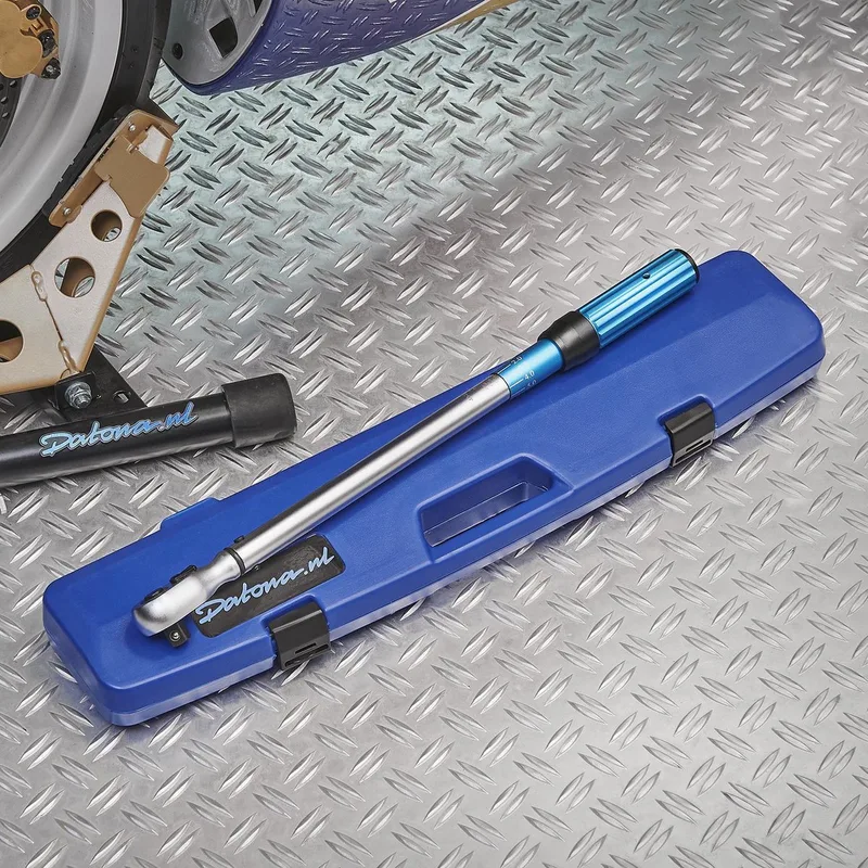 Momentsleutel 3/8 – 10–60 Nm – Metalen Handvat – Precisie Instelling 0,5 Nm – Links- en Rechtsdraaiend – Inclusief Koffer de Datona, Metaal – image du produit