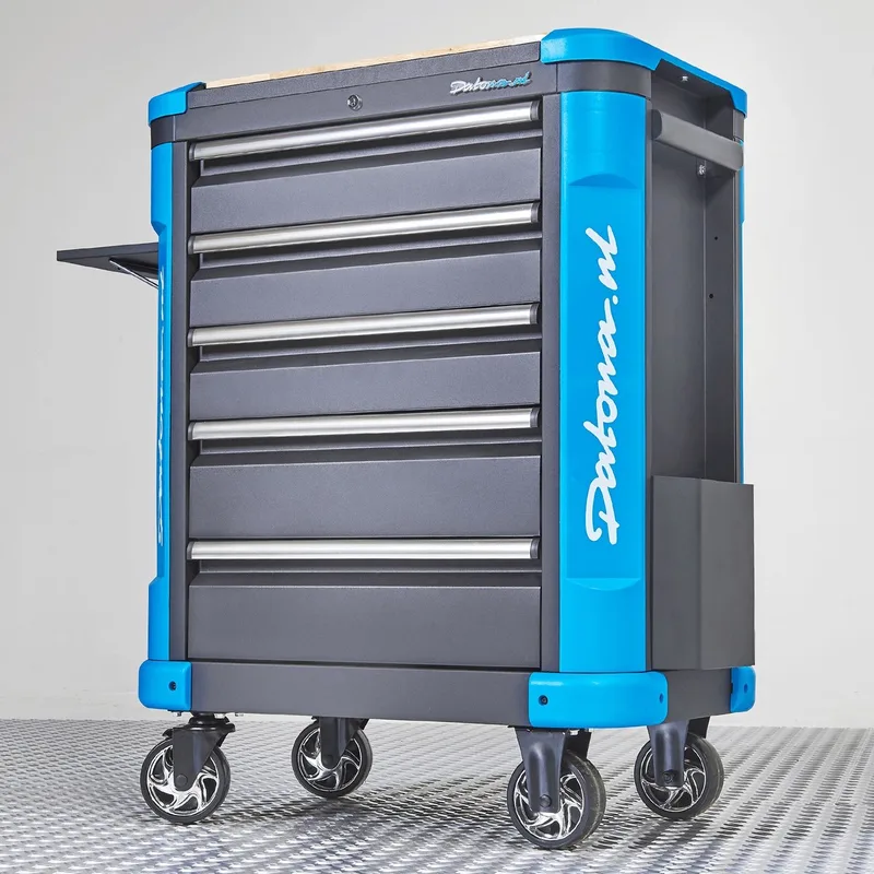 Verrijdbare gereedschapswagen L - Premium serie by Datona, Blue – product image