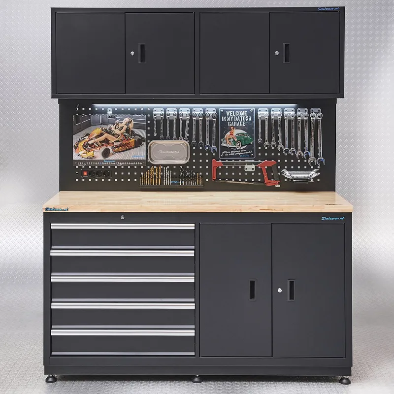 Werkbank garage 160 cm - Zwart de Datona – image du produit