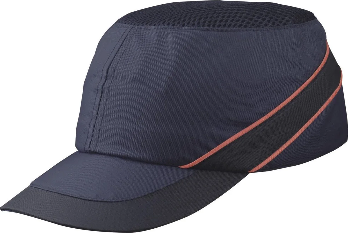 Air Coltan - Vizier 7 cm | Comfortabele en Ventilerende Stootpet voor Veiligheid van Delta Plus, Zwart – productafbeelding