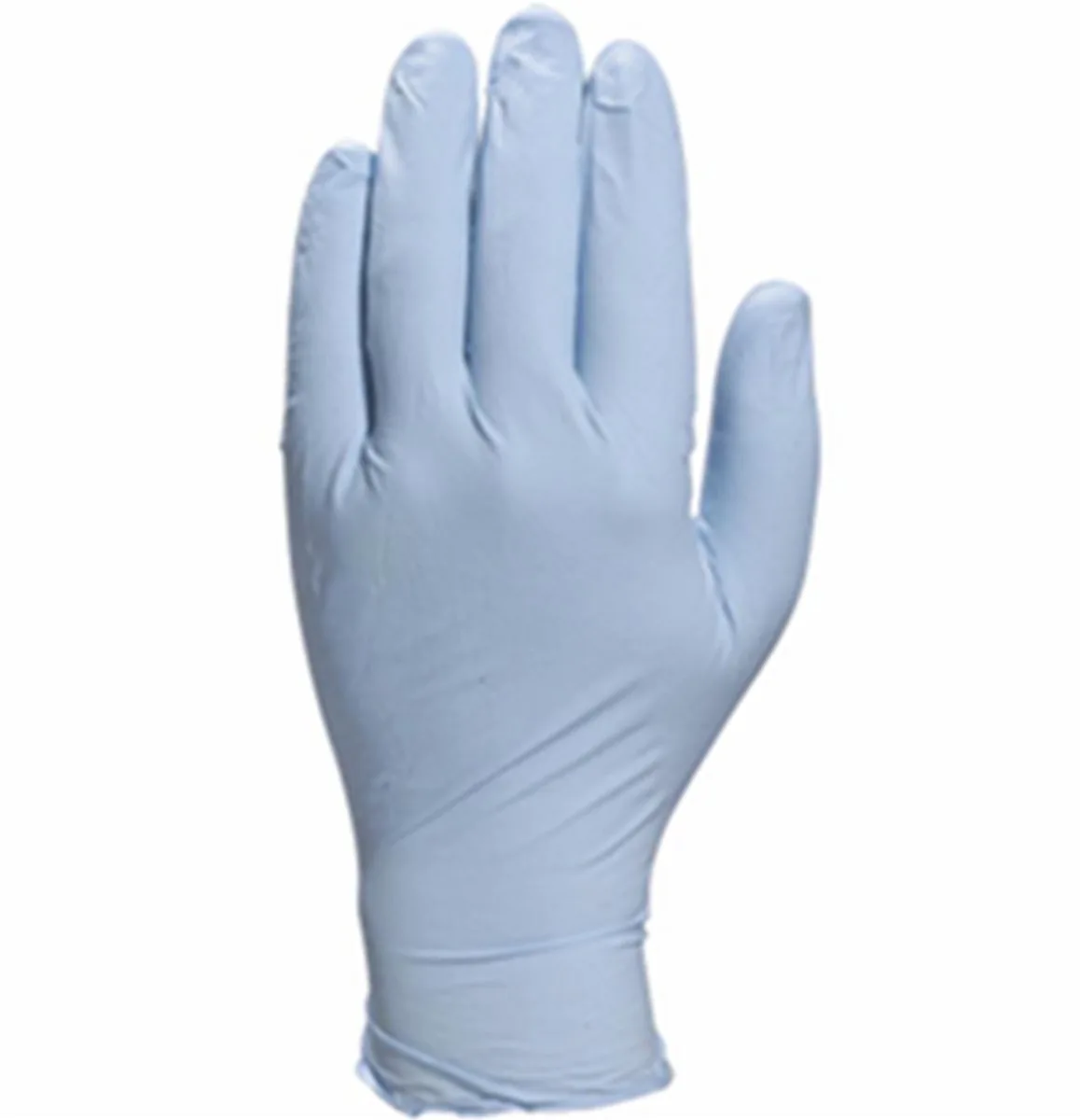 DISPENSER MET 100 NITRIL WEGWERPHANDSCHOENEN ONGEPOEDERD blauw von Delta Plus, Blau, 08/09 – Produktbild