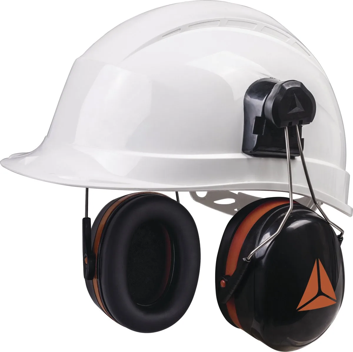 Gehoorbescherming voor helm Magny Helmet 2 från Delta Plus, Röd, Svart – produktbild