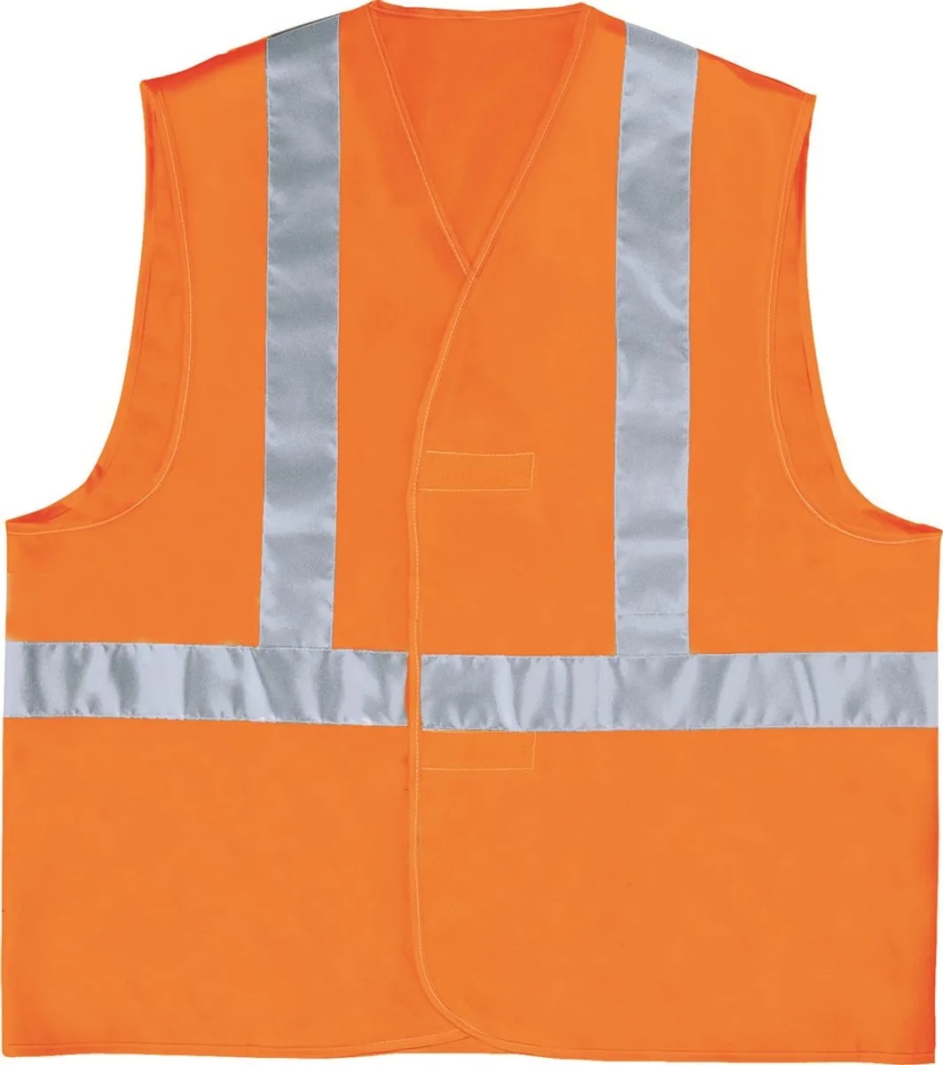 Gilet GILP4 - High Visibility Hesje - Fluororanje de Delta Plus, Fluororanje, XXL – image du produit