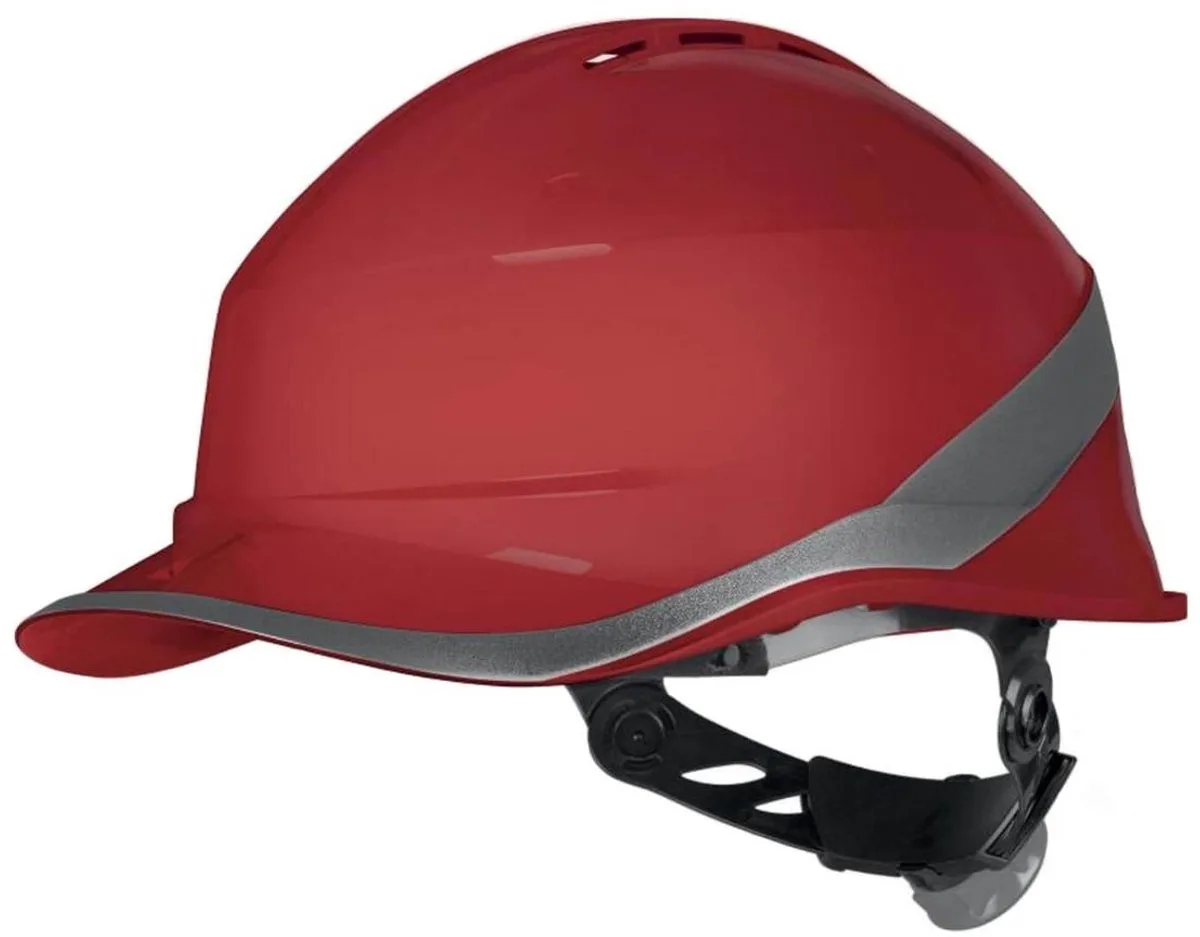 PREMIUM Veiligheidshelm van Delta Plus, Rood – productafbeelding