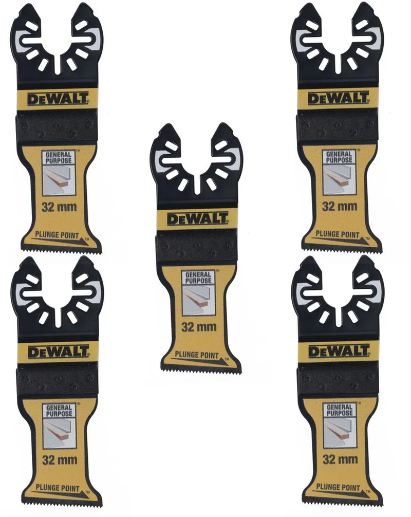 32mm Multitool zaagblad BiM schuine snede (5 stuks) - DT20776 de DEWALT – image du produit