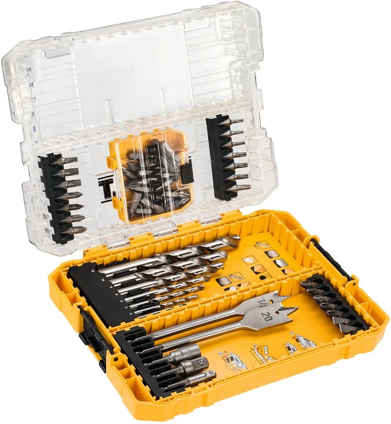 55-delig EXTREME™ Schroefbit- en borenset in TOUGH CASE - DT70757 de DEWALT – image du produit