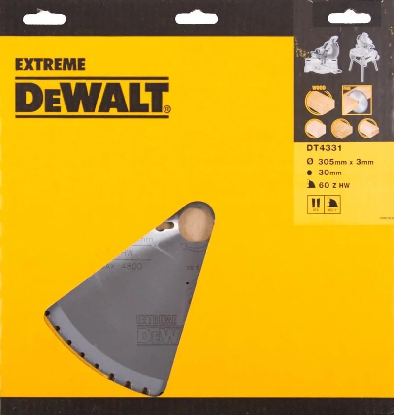 60-Tand Zaagblad Hard Metaal - 305 x 30 mm von DEWALT – Produktbild
