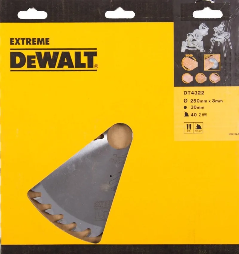 DT4322-QZ DT4322-QZ Lame de scie circulaire 1 pc(s) de DEWALT – image du produit
