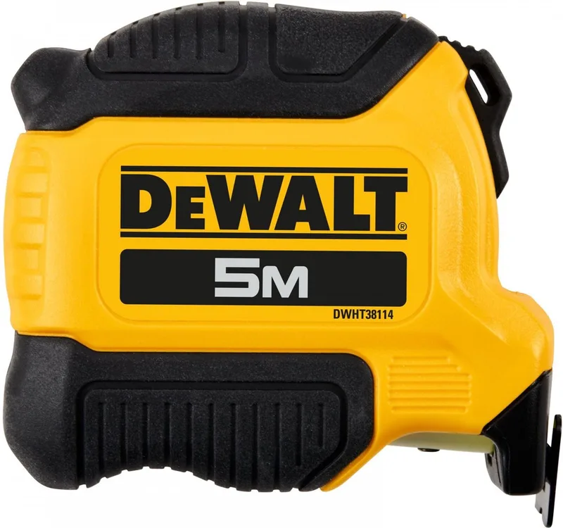 Compact Serie - Rolmaat - 5m - Ergonomische Behuizing - Stalen Band de DEWALT, Kleurloos – image du produit