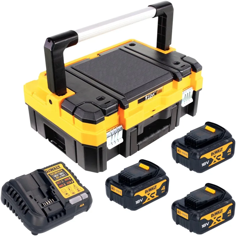 DCB 182 accupack 18 V 4,0 Ah / 4000 mAh XR Li-Ion accu - met laadindicator de DEWALT – image du produit