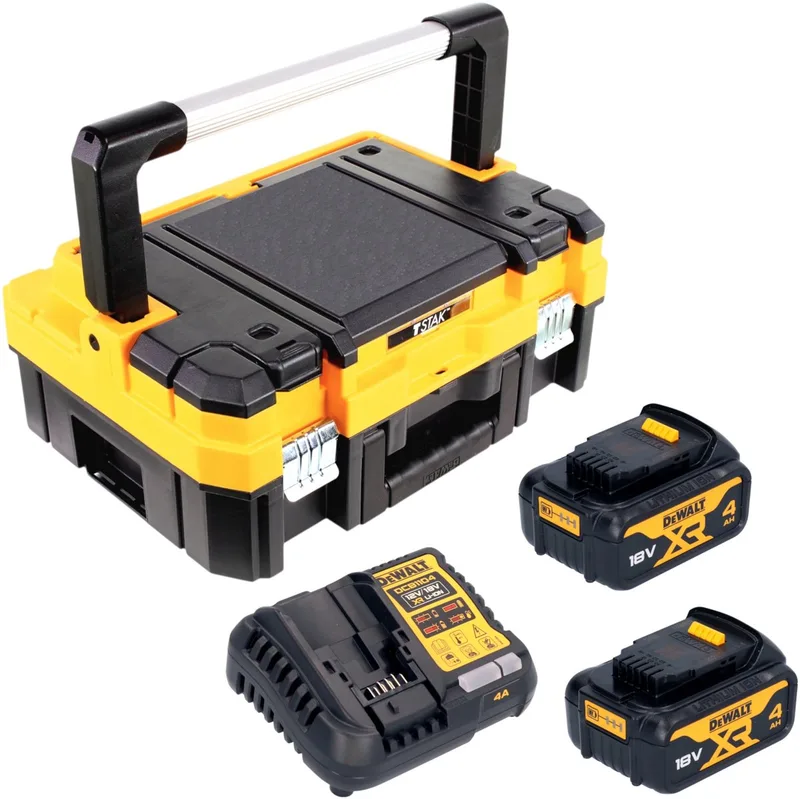 DCB 182 accupack 18 V 4,0 Ah / 4000 mAh XR Li-Ion accu - met laadindicator de DEWALT – image du produit
