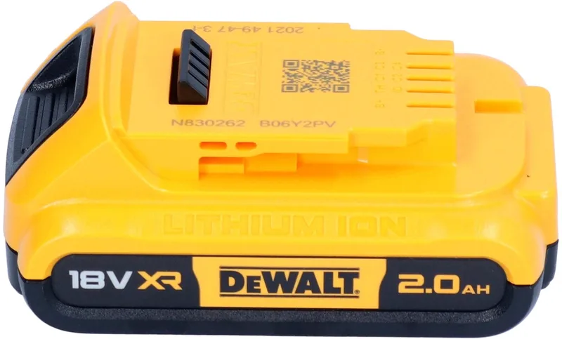 DCB 183 accupack 18 V 2,0 Ah / 2000 mAh XR Li-Ion accu - met laadindicator de DEWALT – image du produit