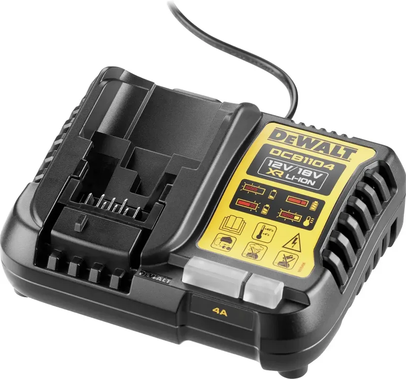 DCB1104-QW Schnellladegerät DCB1104-QW inkl. Ladestand-Anzeige van DEWALT – productafbeelding