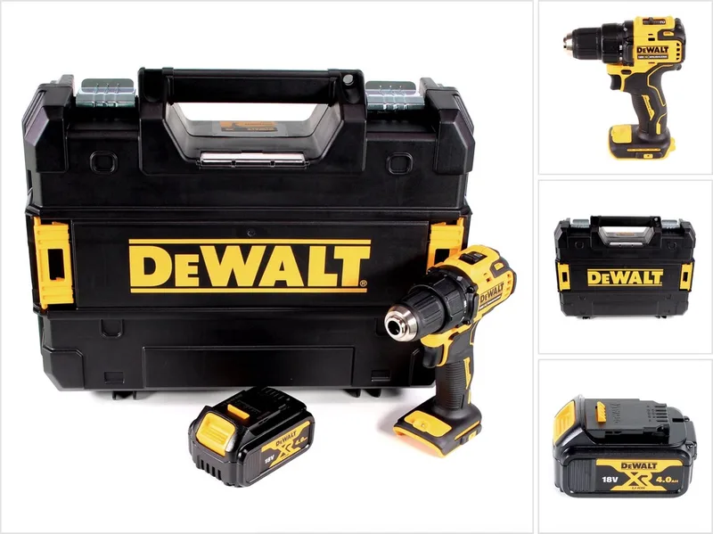 DCD 708 NT accuboormachine 18 V Li-Ion Brushless in TSTAK-box + 1 x 4,0 Ah accu - zonder oplader de DEWALT – image du produit