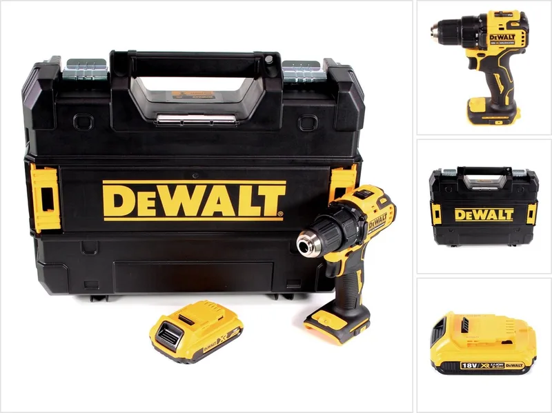 DCD 708 NT accuboormachine 18 V Li-Ion Brushless in TSTAK-box + 1 x 2,0 Ah accu - zonder oplader von DEWALT – Produktbild