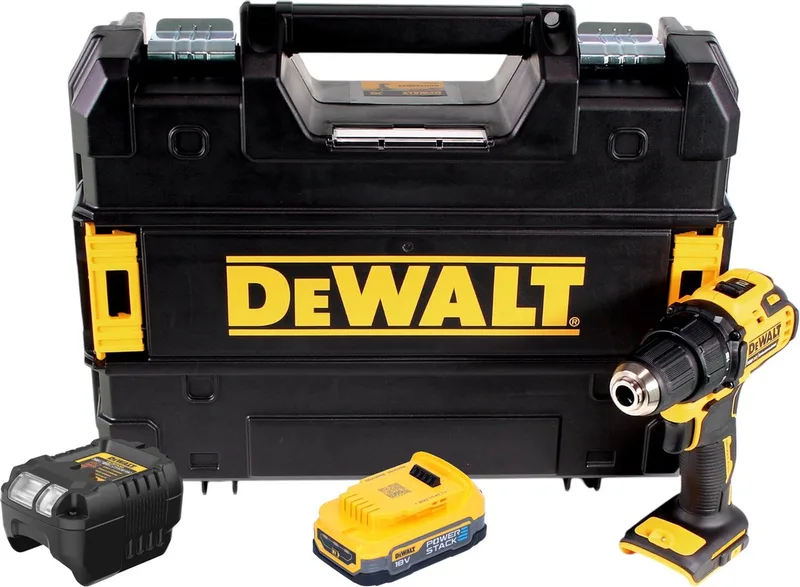 DCD 708 NT accuboormachine 18 V Li-Ion Brushless Solo in TSTAK doos - zonder accu, zonder oplader fra DEWALT – produktbillede